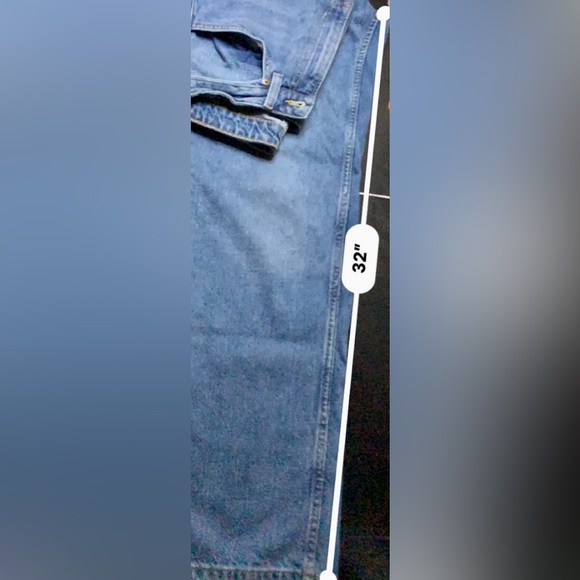 💥 H&M 90’S baggy jeans women💥Sz 8💥 THE RECYCLED DENIM COLLECTION💥#DHM8💥 - Picture 13 of 14